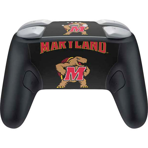 University of Maryland Collegiate Text Nintendo Switch 2 (2025) Pro Controller Skin