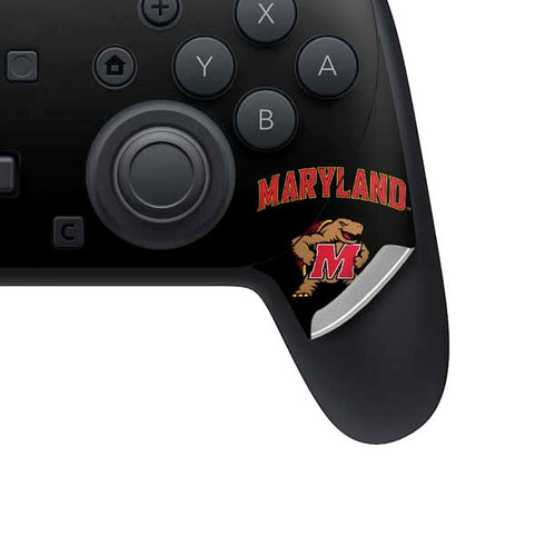 University of Maryland Collegiate Text Nintendo Switch 2 (2025) Pro Controller Skin