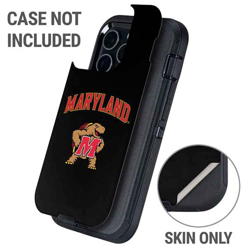 University of Maryland Collegiate Text Otterbox Defender iPhone Skin