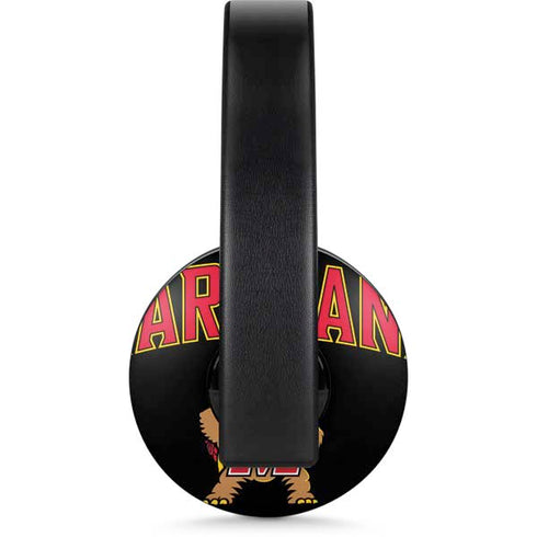 University of Maryland Collegiate Text PlayStation 4 Gold Wireless Headset Skin
