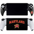 University of Maryland Collegiate Text PlayStation Portal Remote Player Skin