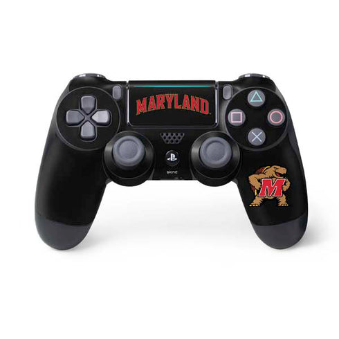University of Maryland Collegiate Text PlayStation PS4 Skins