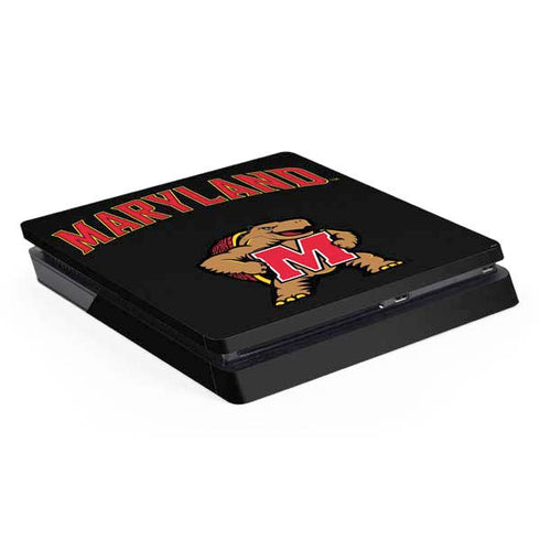 University of Maryland Collegiate Text PlayStation PS4 Skins