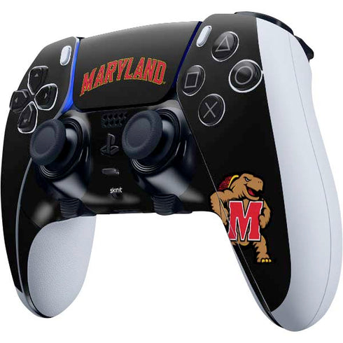 University of Maryland Collegiate Text PS5 DualSense Edge Pro Controller Skin