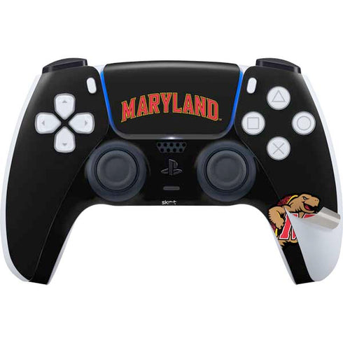 University of Maryland Collegiate Text PS5 Pro Bundle Skin
