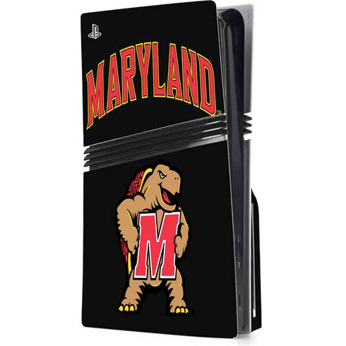 University of Maryland Collegiate Text PlayStation PS5 Skins