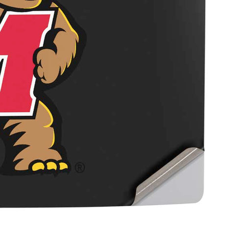 University of Maryland Collegiate Text PS5 Pro Disk Console Skin