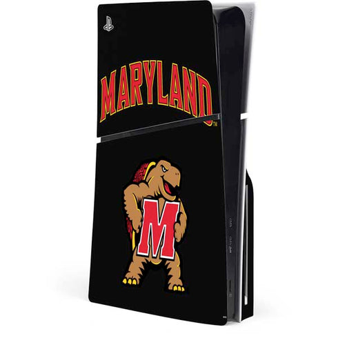 University of Maryland Collegiate Text PlayStation PS5 Skins