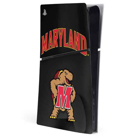 University of Maryland Collegiate Text PlayStation PS5 Skins