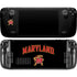 University of Maryland Collegiate Text Steam Deck Handheld Gaming Computer OLED Skin