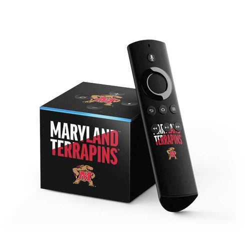 University of Maryland Terrapins Athletic Marks Fire TV Cube Skin