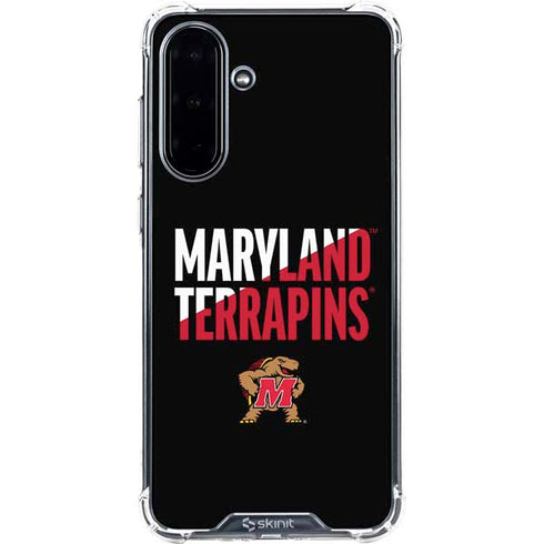 University of Maryland Terrapins Athletic Marks Galaxy A36 5G Clear Case