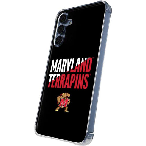University of Maryland Terrapins Athletic Marks Galaxy A55 5G Clear Case