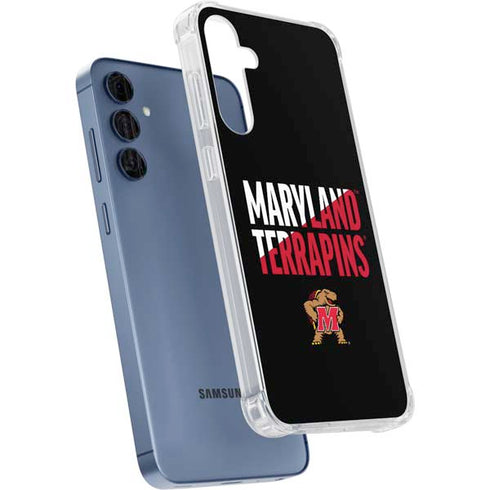 University of Maryland Terrapins Athletic Marks Galaxy A55 5G Clear Case