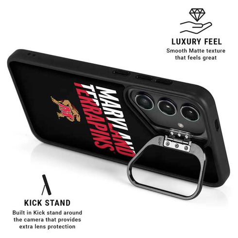 University of Maryland Terrapins Athletic Marks Galaxy S25 Kickstand Case