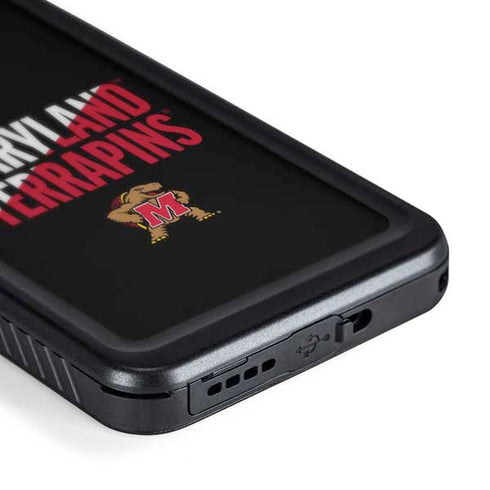 University of Maryland Terrapins Athletic Marks Galaxy S24 Plus Waterproof Case