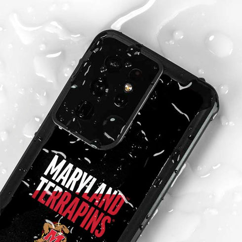 University of Maryland Terrapins Athletic Marks Galaxy S24 Ultra Waterproof Case