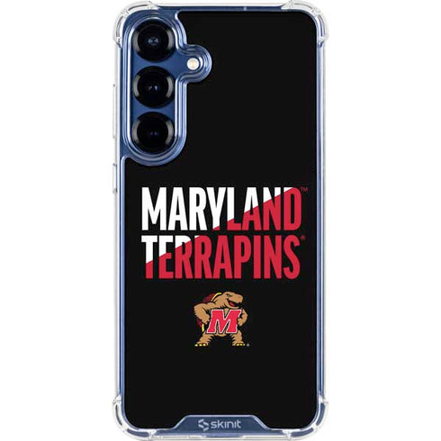 University of Maryland Terrapins Athletic Marks Galaxy S25 Clear Case