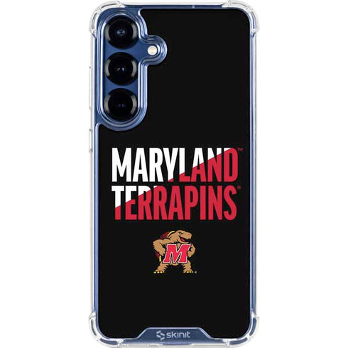 University of Maryland Terrapins Athletic Marks Galaxy S25 FE Clear Case