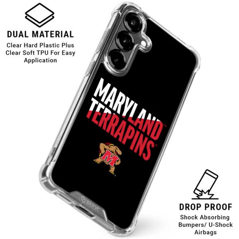 University of Maryland Terrapins Athletic Marks Galaxy S26 Clear Case
