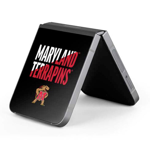 University of Maryland Terrapins Athletic Marks Galaxy Z Flip6 Skin