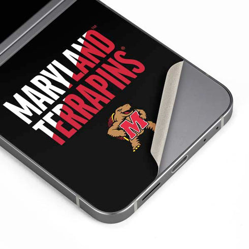 University of Maryland Terrapins Athletic Marks Galaxy Z Flip6 Skin