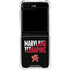 University of Maryland Terrapins Athletic Marks Galaxy Z Flip6 Clear Case