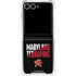 University of Maryland Terrapins Athletic Marks Galaxy Z Flip7 Clear Case