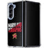 University of Maryland Terrapins Athletic Marks Galaxy Z Fold5 5G Clear Case