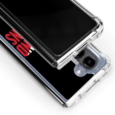 University of Maryland Terrapins Athletic Marks Galaxy Z Fold5 5G Clear Case