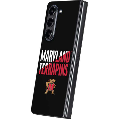University of Maryland Terrapins Athletic Marks Galaxy Z Fold5 5G Skin