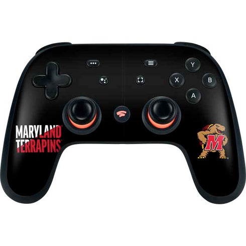 University of Maryland Terrapins Athletic Marks Google Stadia Controller Skin