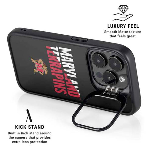 University of Maryland Terrapins Athletic Marks iPhone 13 Pro Max Kickstand Case