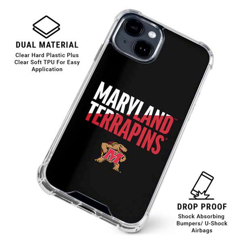 University of Maryland Terrapins Athletic Marks iPhone 15 Clear Case