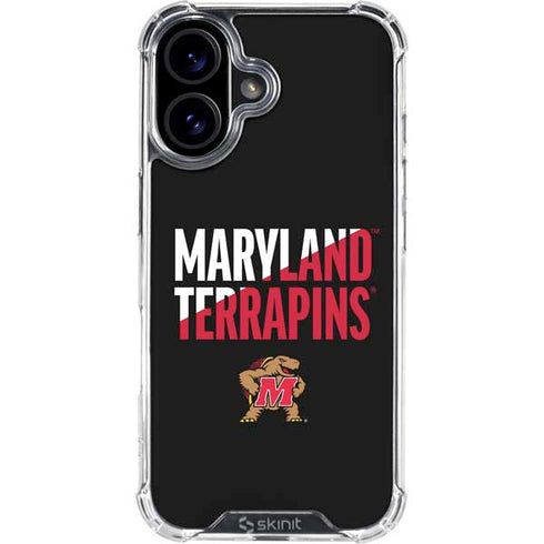 University of Maryland Terrapins Athletic Marks iPhone 16 Clear Case
