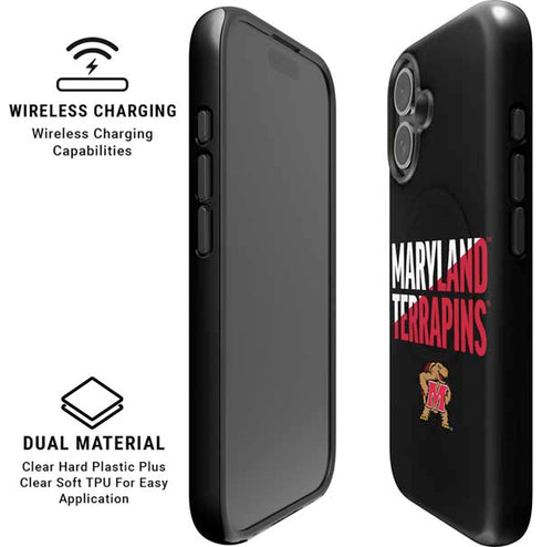 University of Maryland Terrapins Athletic Marks iPhone 16 Magsafe Impact Case