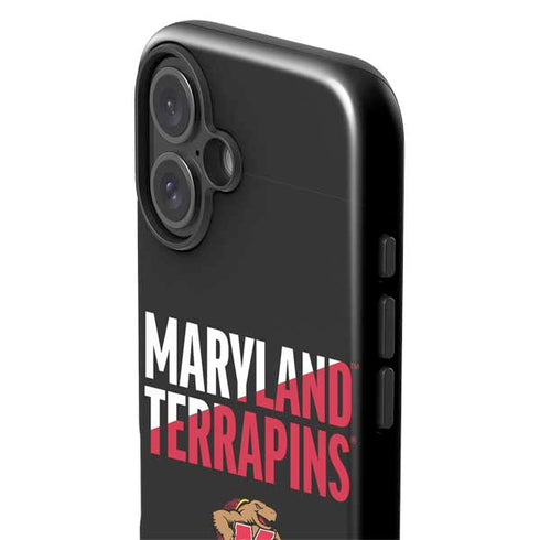University of Maryland Terrapins Athletic Marks iPhone 16 Plus Impact Case