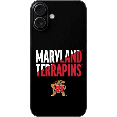 University of Maryland Terrapins Athletic Marks iPhone 16 Plus Skin