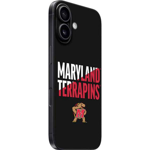 University of Maryland Terrapins Athletic Marks iPhone 16 Plus Skin
