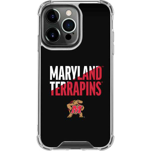 University of Maryland Terrapins Athletic Marks iPhone 16 Pro Max Clear Case