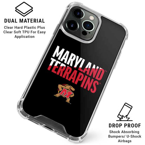University of Maryland Terrapins Athletic Marks iPhone 16 Pro Max Clear Case