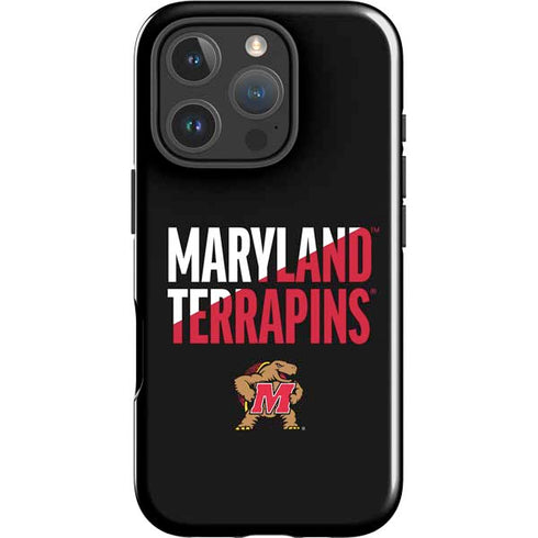 University of Maryland Terrapins Athletic Marks iPhone 16 Pro Max Impact Case