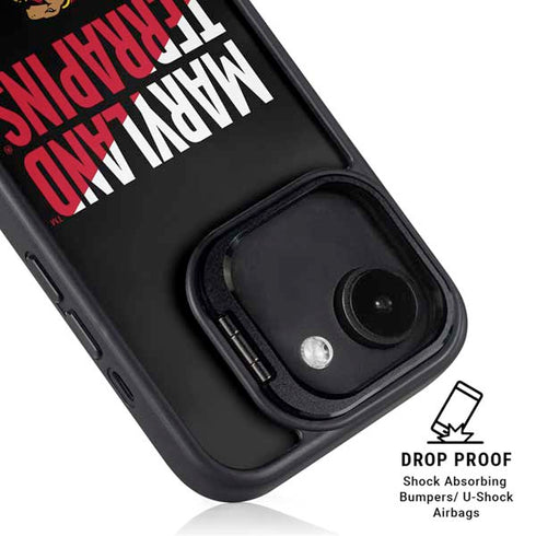 University of Maryland Terrapins Athletic Marks iPhone 16e Kickstand Case