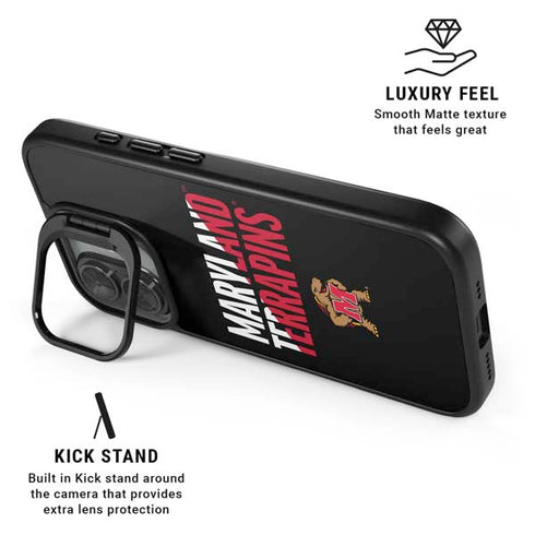 University of Maryland Terrapins Athletic Marks iPhone 17 Kickstand Case