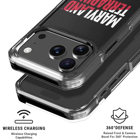 University of Maryland Terrapins Athletic Marks iPhone 17 Pro Clear Case