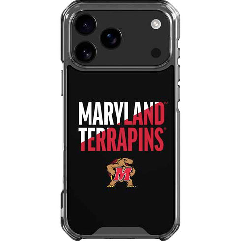 University of Maryland Terrapins Athletic Marks iPhone 18 Pro Max Clear Case