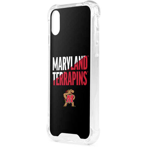 University of Maryland Terrapins Athletic Marks iPhone XS Clear Case