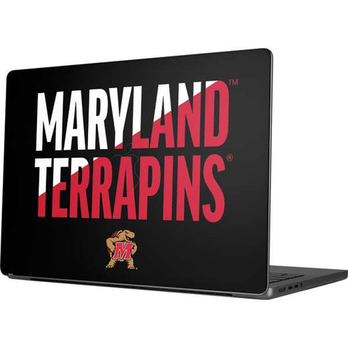University of Maryland Terrapins Athletic Marks Apple MacBook Pro 14-inch Skin