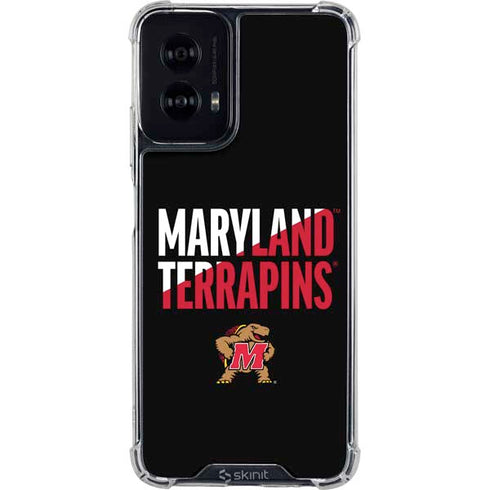 University of Maryland Terrapins Athletic Marks Moto G Power 5G (2024) Clear Case