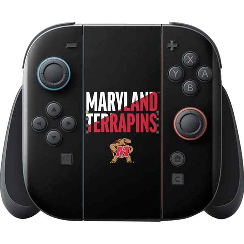 University of Maryland Terrapins Athletic Marks Nintendo Switch 2 (2025) with Joy-Con Skin
